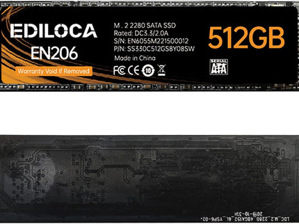 EN206 512GB 3D NAND TLC M.2 SSD