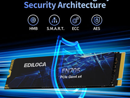 2TB SSD NVMe M.2 2280 PCIe Gen4 x4 Internal Solid State Drive