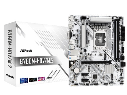 ASRock Motherboard B760M-HDV/M.2 Intel 12th and 13th Generation CPU