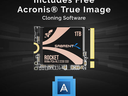 SABRENT Rocket 2230 1TB NVMe SSD – PCIe Gen4 M.2 2230 Internal SSD
