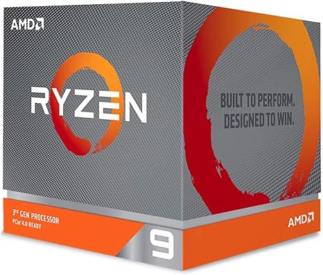 AMD Ryzen 9 3900X 12-core, 24-thread Unlocked Desktop processor with Wraith Prism LED Cooler