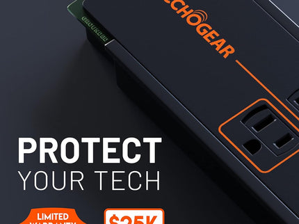 ECHOGEAR ShockBlocker 8 Outlet Surge Protector Power Strip