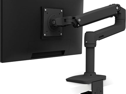 Ergotron LX Single Monitor Arm – Desk Mount, Fits Monitors up to 34", 7–25 lbs, VESA 75x75/100x100 – Matte Black