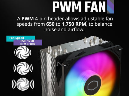 Cooler Master Hyper 212 Spectrum V3 ARGB CPU Air Cooler