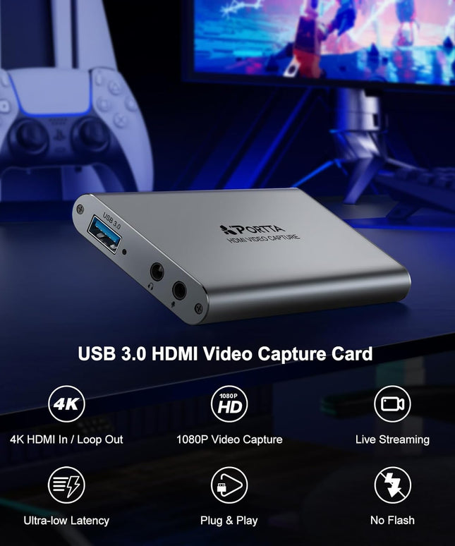 Portta HDMI Video Capture Card