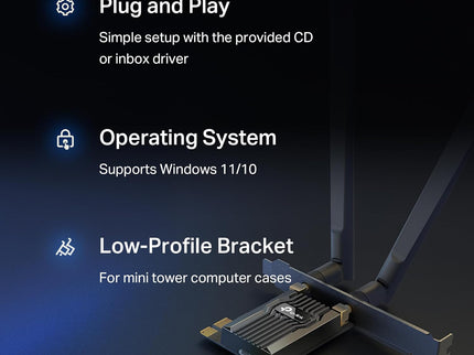 TP-Link AC1200 PCIe WiFi Card