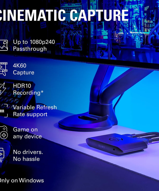 Elgato 4K S – External Capture Card for PS5
