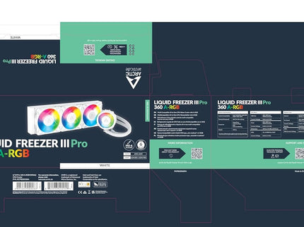 ARCTIC Liquid Freezer III Pro 360 A-RGB AIO CPU Liquid Cooler – 120mm Fans