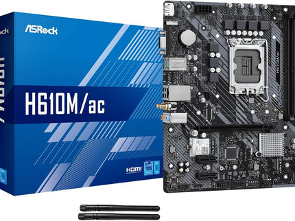 ASRock H610M/AC Supports 13th Gen & 12th Gen