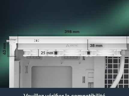 ARCTIC Liquid Freezer III Pro 360 A-RGB AIO CPU Liquid Cooler – 120mm Fans