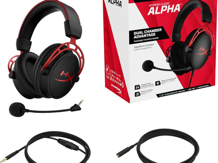 HyperX Cloud Alpha Gaming Headset – Red