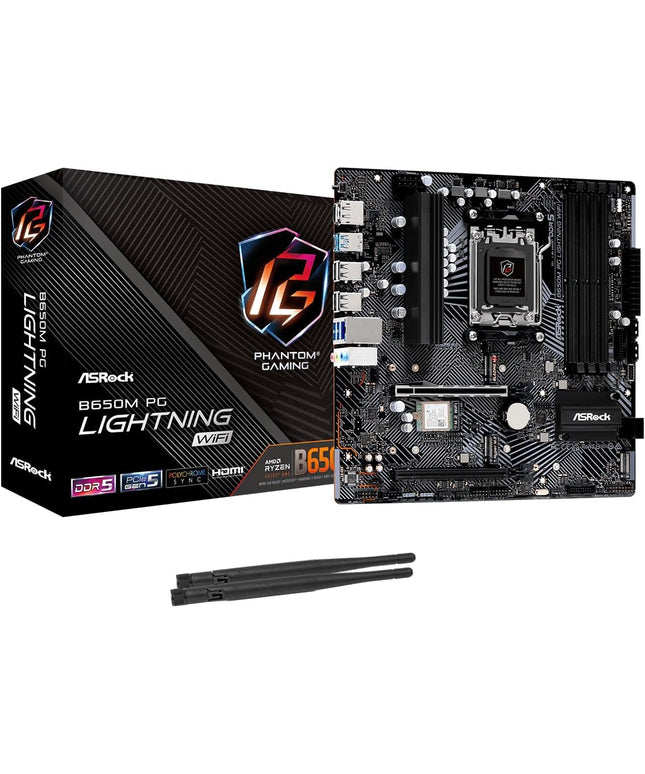 ASRock B650M PG Lightning WiFi 6E AMD Ryzen