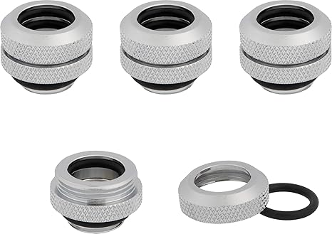 Corsair Hydro X Series, XF Hardline, 12mm OD Fittings, Four Pack