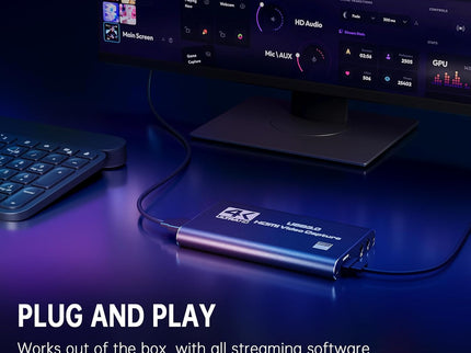 4K HDMI Capture Card for Streaming