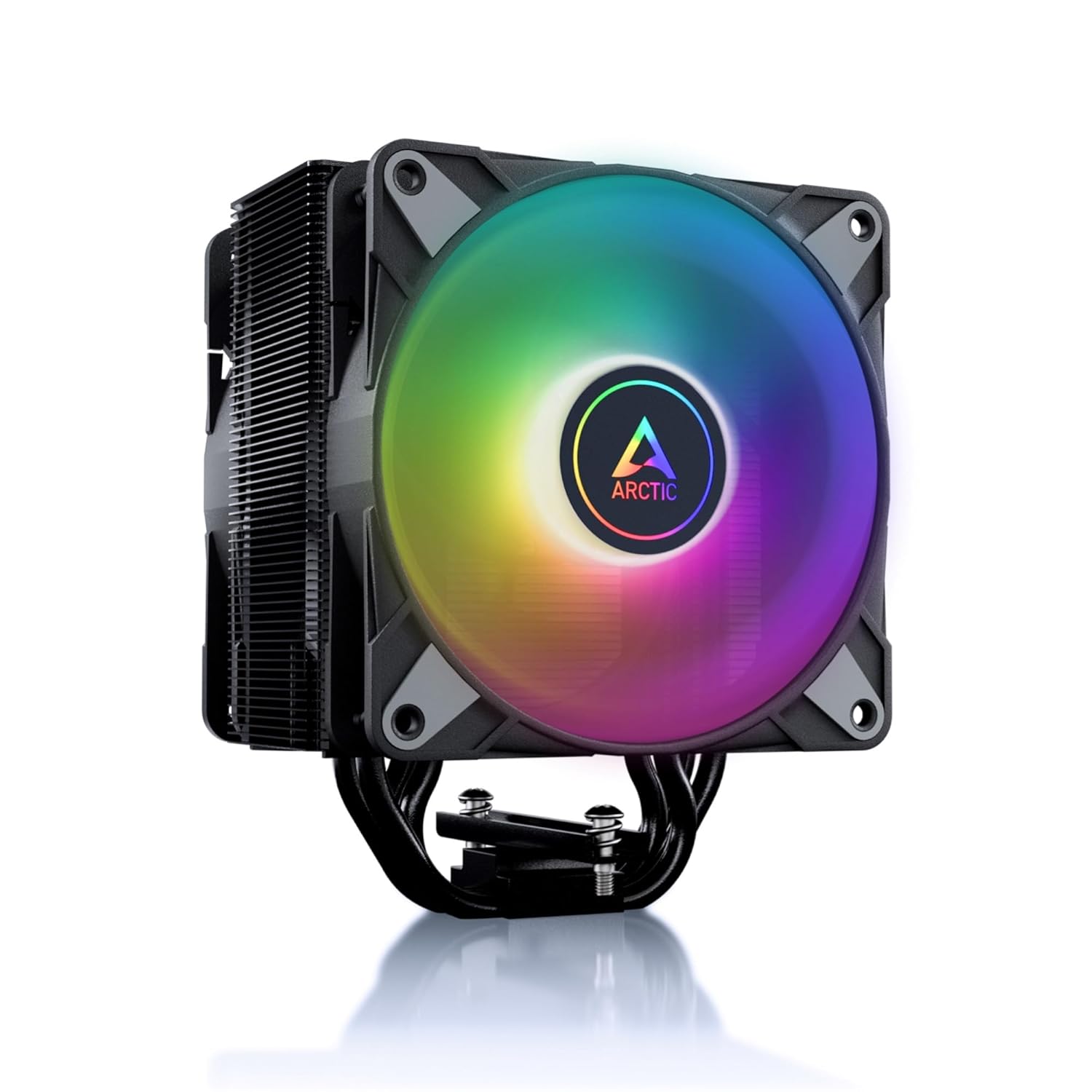ARCTIC Freezer 36 A-RGB CPU Cooler – Single Tower, Push-Pull 120mm P-Fans, 4 Heat Pipes, ARGB Lighting, 200–2000 RPM, MX-6 Thermal Paste