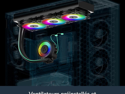 ARCTIC Liquid Freezer III Pro 360 A-RGB AIO CPU Liquid Cooler – 120mm Fans