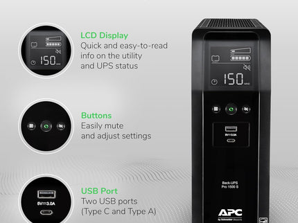 APC UPS 1500VA Sine Wave UPS