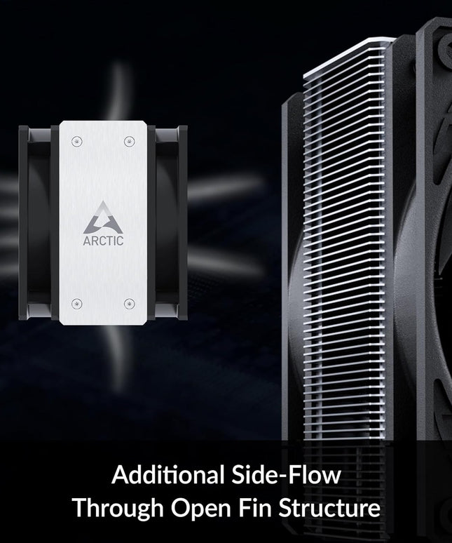 ARCTIC Freezer 36 CPU Cooler – Single Tower, Push-Pull 120mm P-Fans