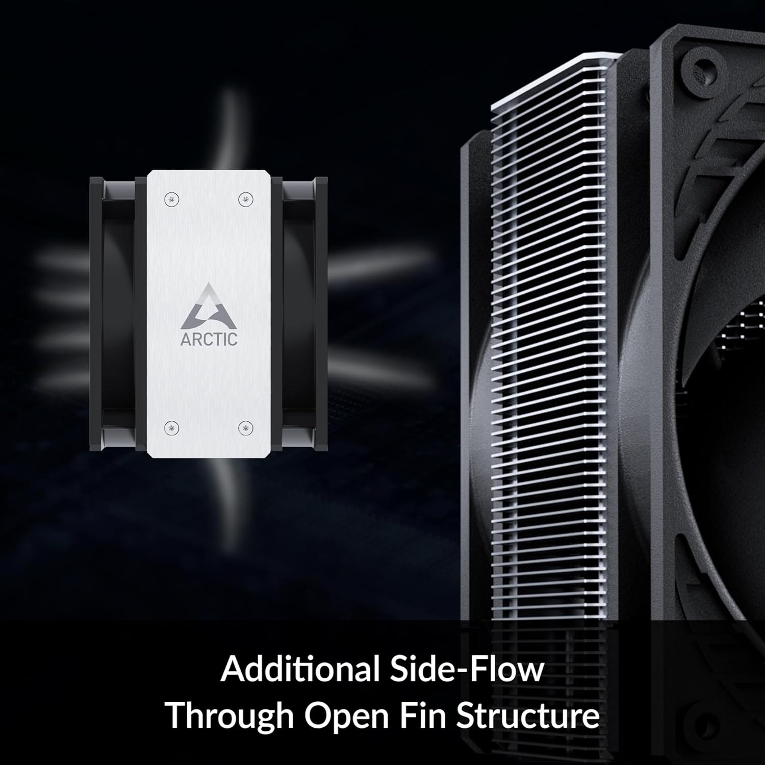 ARCTIC Freezer 36 CPU Cooler – Single Tower, Push-Pull 120mm P-Fans, 4 Heat Pipes, 200–1800 RPM, MX-6 Thermal Paste