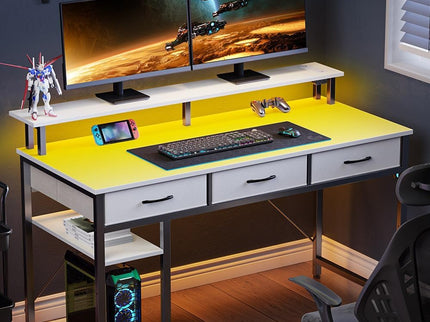 Rolanstar 47" Computer Desk with Power Outlets