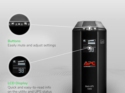 APC UPS 1000VA UPS Battery Backup
