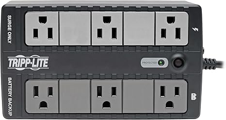 Tripp Lite UPS 350VA Battery Backup Uninterruptible Power Supply