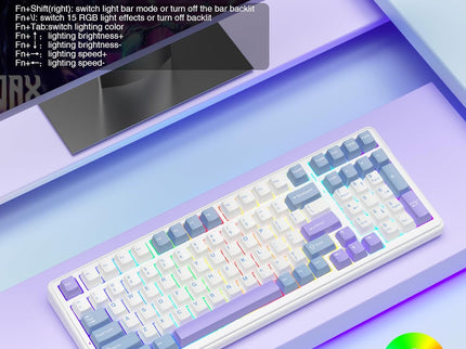 AULA F99 Wireless Mechanical KeAULA F99 Wireless Mechanical Keyboard