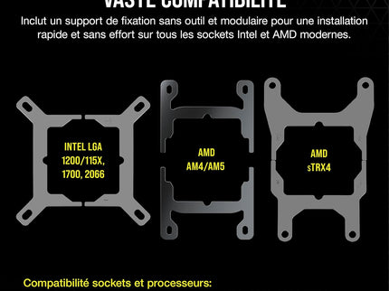 Corsair iCUE H150i Elite Capellix Liquid CPU Cooler, RGB Pump + Fans, 360mm for Radiator