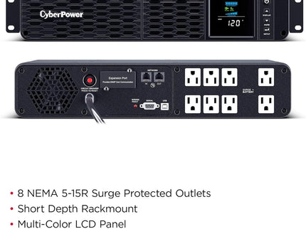 CyberPower CP1500PFCRM2U PFC Sinewave UPS