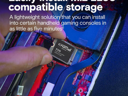 Crucial P310 1TB PCIe Gen4 2230 NVMe M.2 SSD