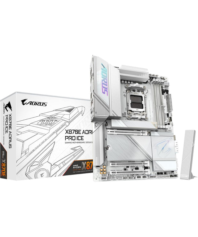 GIGABYTE X870E AORUS PRO ICE AMD AM5 LGA 1718 Motherboard