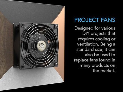 AC Infinity AXIAL 1225 – Quiet 120mm x 25mm Muffin Fan