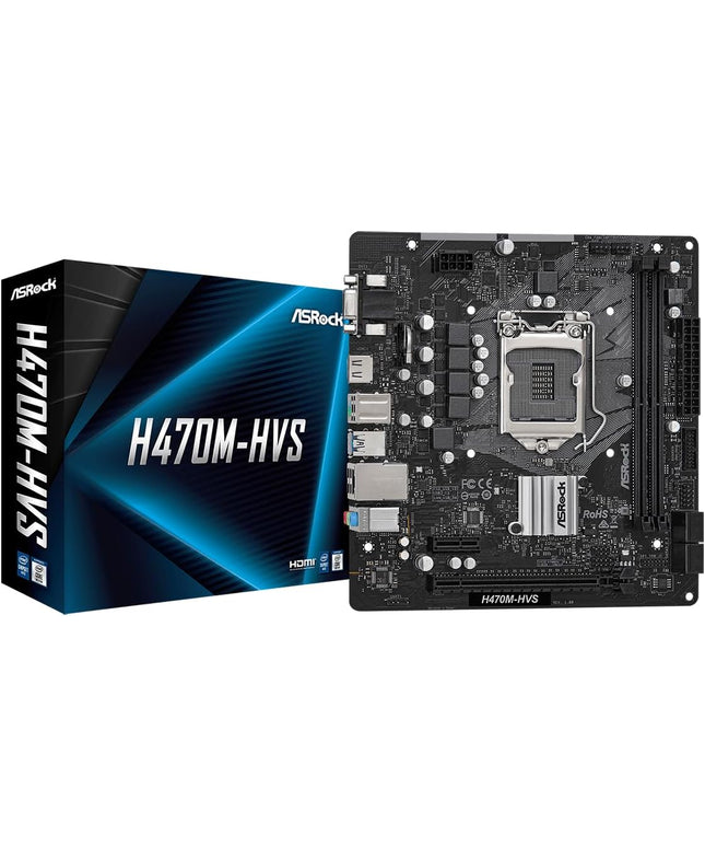 ASRock H470M-HVS Micro-ATX Motherboard