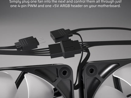 Corsair RS120 ARGB 120mm PWM Fan 3-Pack