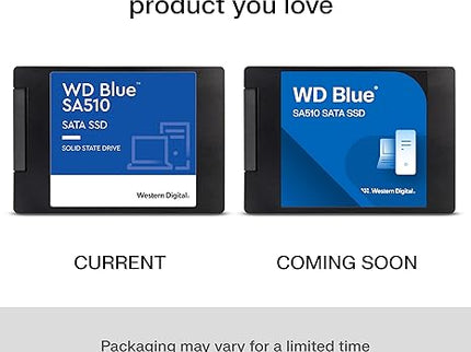 Western Digital 2TB WD Blue SA510 SATA Internal Solid State Drive SSD