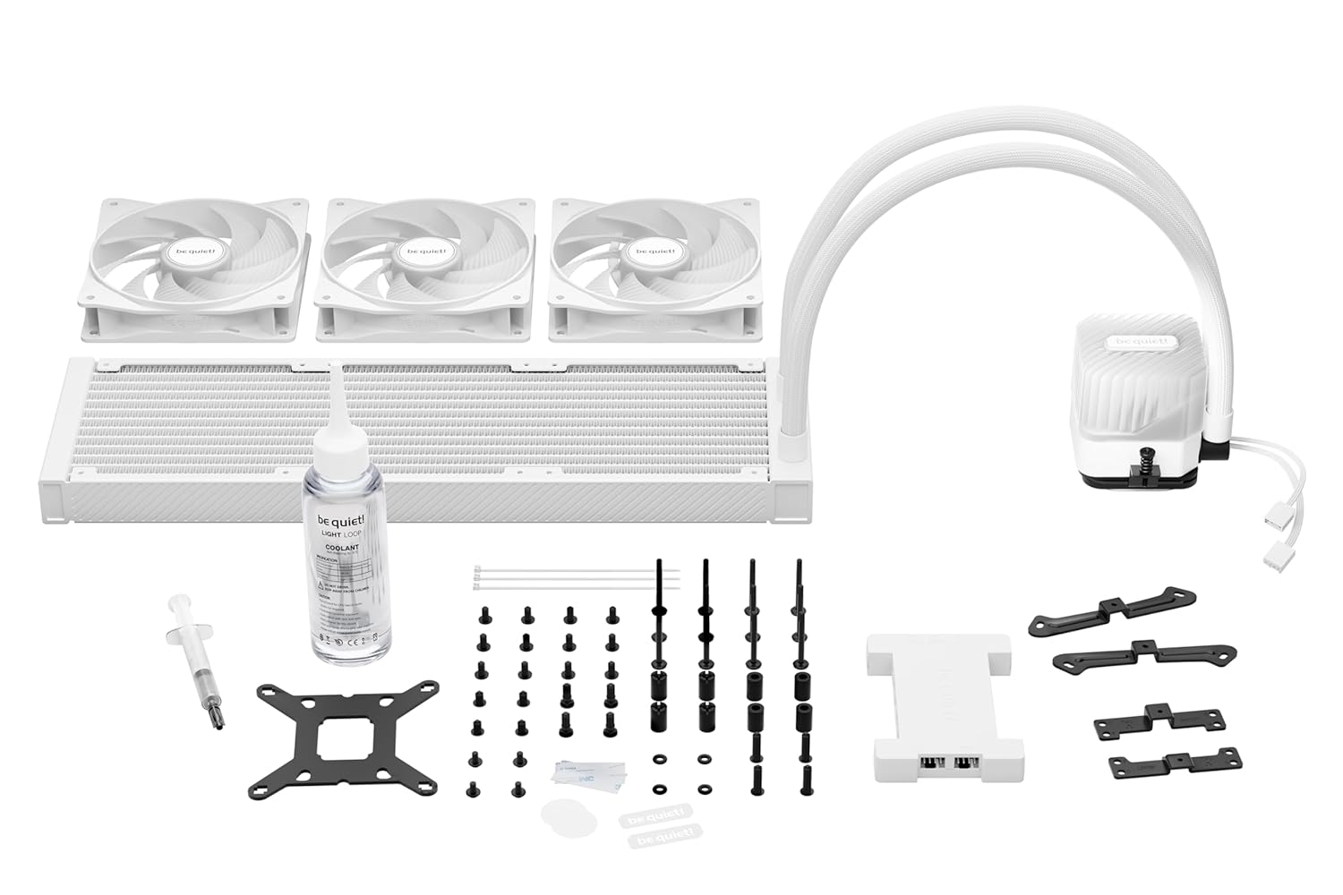 Be Quiet! Light Loop 360mm AIO ARGB CPU Liquid Cooler – White (BW023)