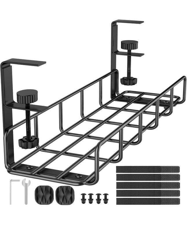 Under Desk Cable Management Tray