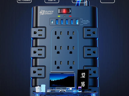 Power Strip, SUPERDANNY Surge Protector