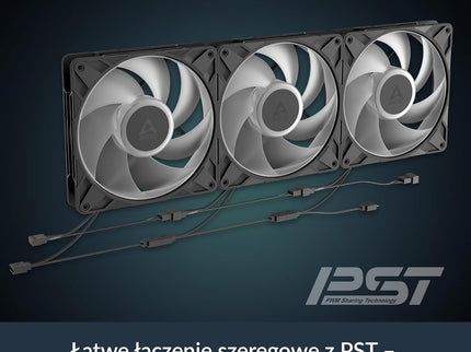 ARCTIC P14 Pro A-RGB 140mm PWM Fan – 400–2500 RPM, 5V Digital RGB, Fluid Dynamic Bearing – Black