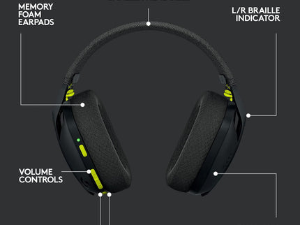 Logitech G435 Wireless Gaming Headset – Black