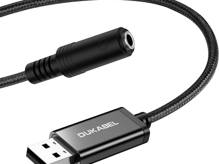 DUKABEL USB Headphone Adapter