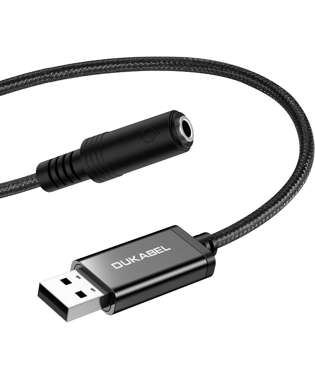 DUKABEL USB Headphone Adapter