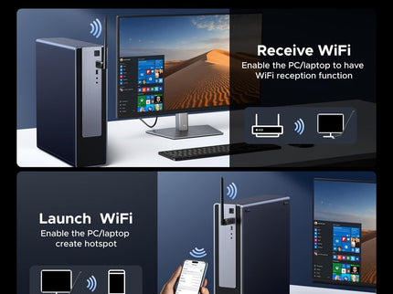 UGREEN 2-in-1 USB Bluetooth WiFi Adapter