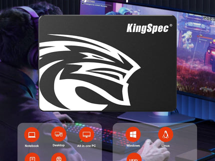 KingSpec 1TB 2.5 SSD SATA III Internal - 550MB
