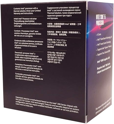 Intel 8th Gen Core i5-8400 Processor