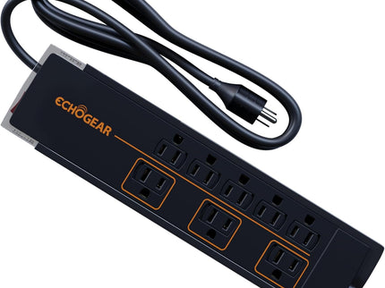 ECHOGEAR ShockBlocker 8 Outlet Surge Protector Power Strip