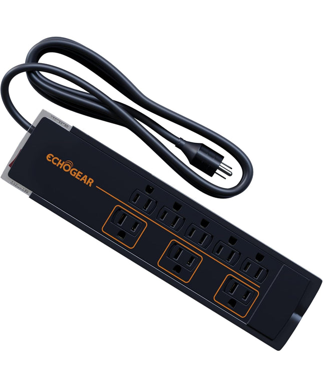 ECHOGEAR ShockBlocker 8 Outlet Surge Protector Power Strip