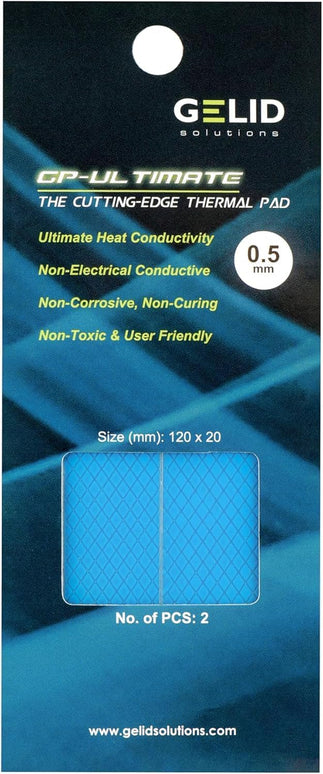 Gelid Solutions GP-Ultimate 15W-Thermal Pad 120x20x 1.0mm (2pcs)