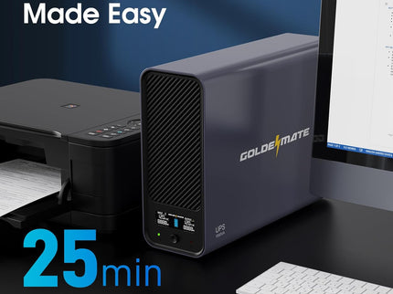 1000VA/600W Lithium UPS Battery Backup