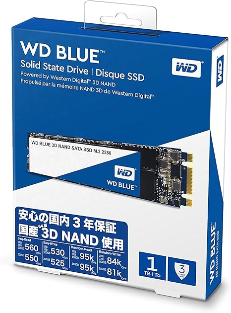 Western Digital 1TB WD Blue 3D NAND Internal PC SSD